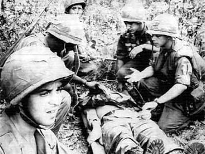 soldado americano herido en Vietnam