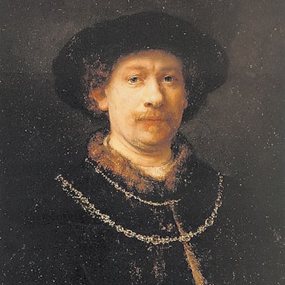 Autorretrato de Rembrandt (1643).