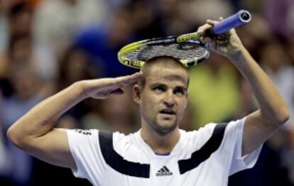 Youzhny celebra el título en Valencia.