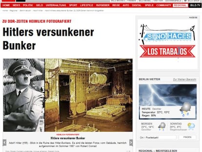 Revuelo en Alemania por supuestas fotografías del búnker de Hitler