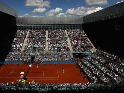 Imagen de la Caja Mágica, sede del Mutua Madrid Open de tenis.