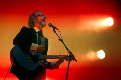 Jarvis Cocker, líder del grupo británico, anoche en el Primavera Sound.