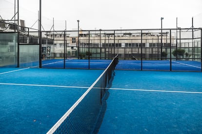 Pistas de pádel del centro deportivo Republic Spaces, en Boadilla del Monte.