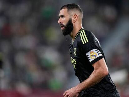 Karim Benzema, el pasado miércoles en Elche.