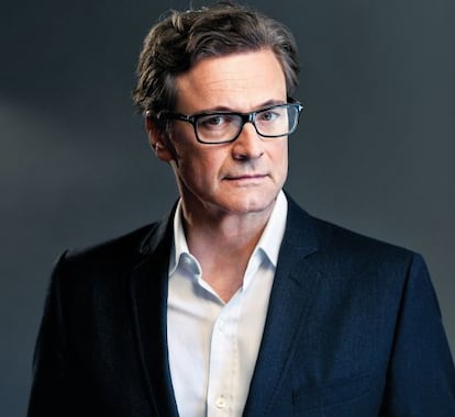 Retrato de Colin Firth.