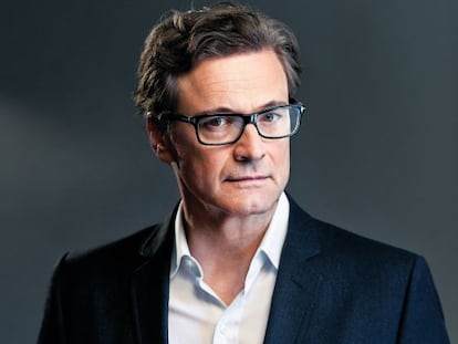 Retrato de Colin Firth.