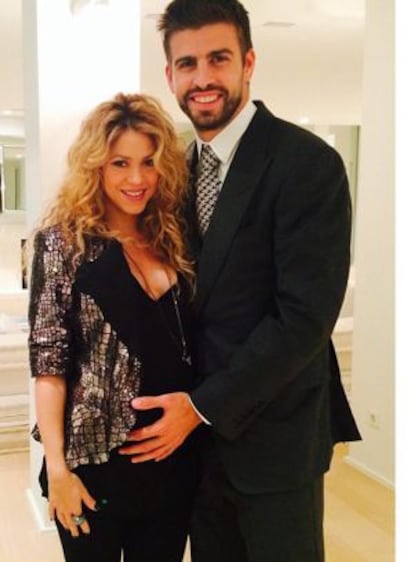 Shakira i Gerard Piqué, a l'octubre del 2014.