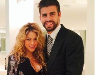 Shakira y Gerard Piqué, en octubre de 2014.