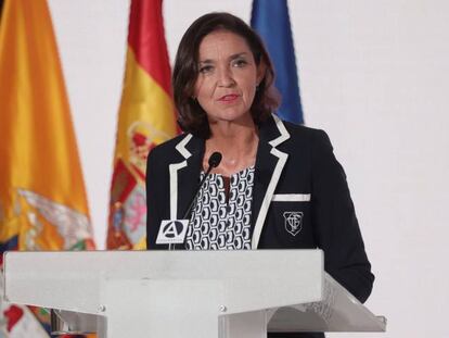 La ministra de Industria, Comercio y Turismo de España, Reyes Maroto