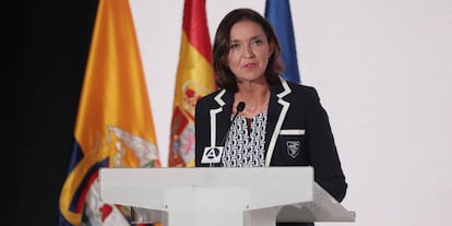 La ministra de Industria, Comercio y Turismo de España, Reyes Maroto