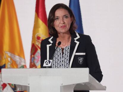 La ministra de Industria, Comercio y Turismo de España, Reyes Maroto