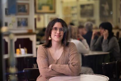 Marta Roqueta a la granja Viader.