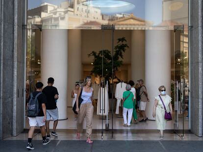 Tienda de Zara en el paseo de Gracia de Barcelona.