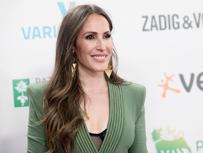 La cantante Malú, en el 30º aniversario de Cadena 100, el 25 de junio de 2022 en Madrid.