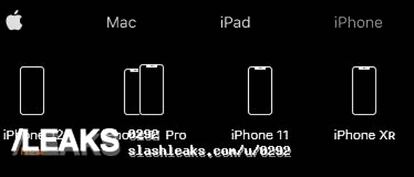 iPhone 12 sin 'notch' (izquierda).