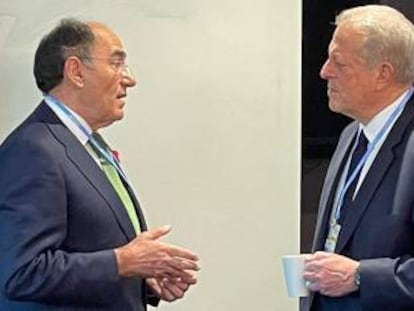 Ignacio Sánchez Galán y Al Gore.