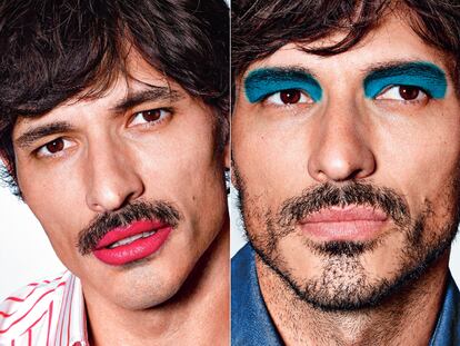 Andrés Velencoso no teme al pintalabios