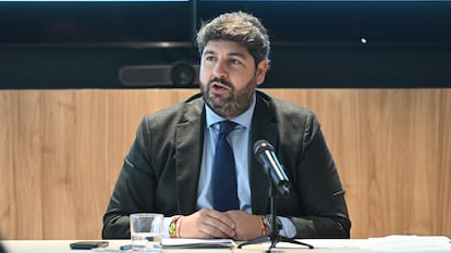 El presidente de la Región de Murcia, Fernando López Miras.