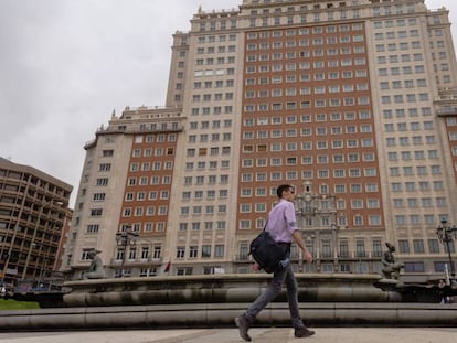 El Edificio España, en Madrid.