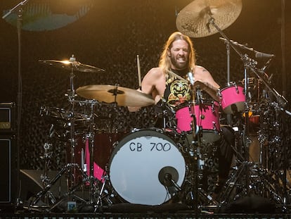 Taylor Hawkins durante una actuación en Arizona, el pasado febrero.