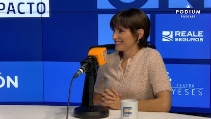 Verónica Echegui, durante su participación en el vídeo-podcast 'Cultura con impacto'.