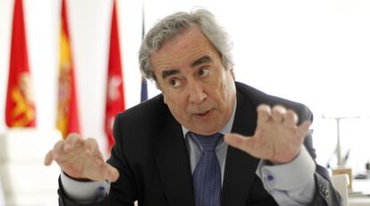 Enrique Cascallana, durante una entrevista en 2011.