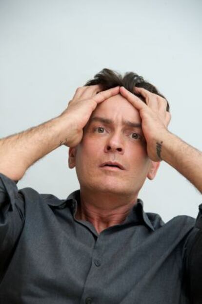 El actor Charlie Sheen.