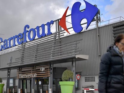 Imagen de un supermercado Carrefour en Nantes, Francia.