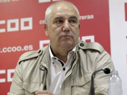 El secretario general de CCOO de Andalucía, Francisco Carbonero. EFE/Archivo