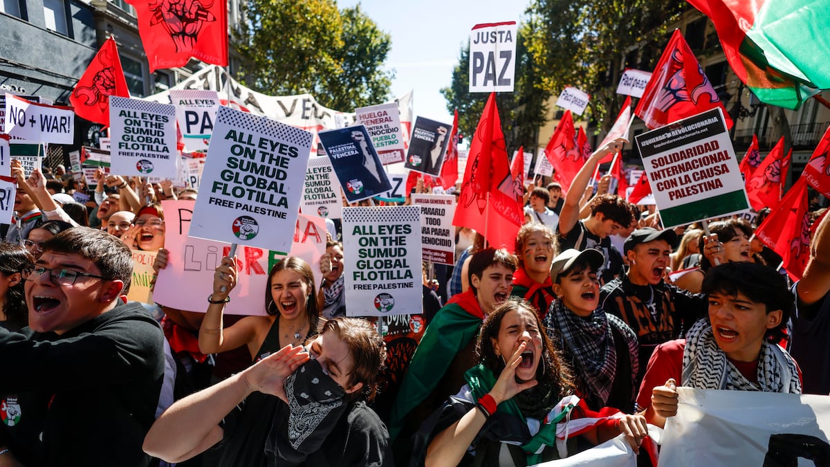Así han sido las protestas estudiantiles por la flotilla y Palestina