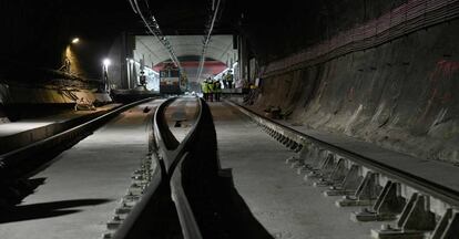 Otra imagen de cómo ha quedado el túnel, tomada el pasado 24 de octubre.