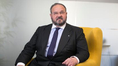 Juan M. Prieto, en las oficinas de Corporance en Madrid.