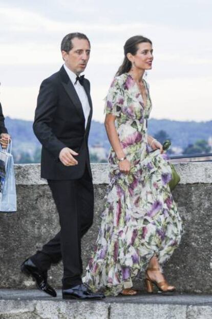 Gad Elmaleh y Carlota Casiraghi, el pasado verano en una de sus últimas fotos.