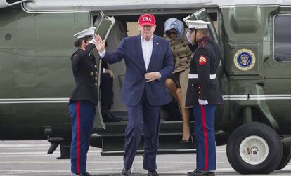 Donald Trump y Melania Trump, en Irlanda.