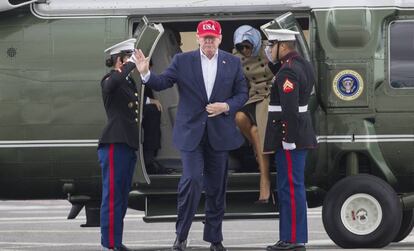 Donald Trump y Melania Trump, en Irlanda. 