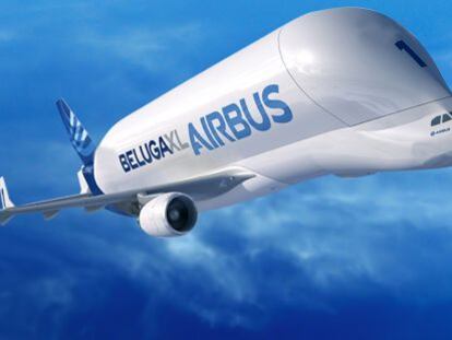 El Airbus Beluga XL.