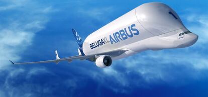 El Airbus Beluga XL.