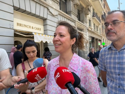 Janet Sanz líder de los comunes en el Ayuntamiento de Barcelona
