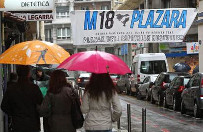 Una de las convocatorias de Herrira, en San Sebastián.