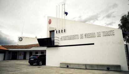 Casa Consistorial de Fresno de Torote, ayer.