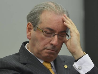 O ex-deputado Eduardo Cunha, no ano passado, na C&acirc;mara.