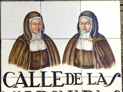 Poco más que santas y reinas en el callejero