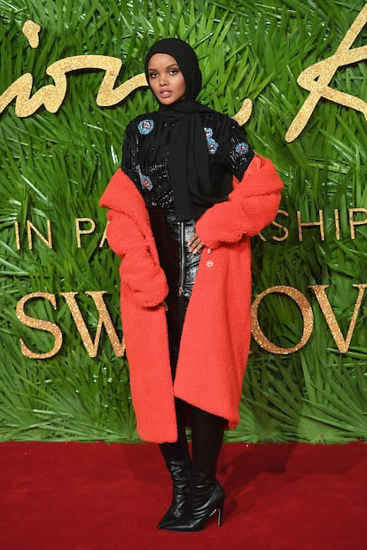 La modelo Halima Aden.