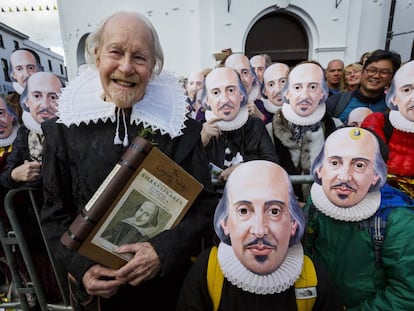 Un momento de la conmemoraci&oacute;n de los 400 a&ntilde;os de la muerte de Shakespeare, en Stratford-upon-Avon.