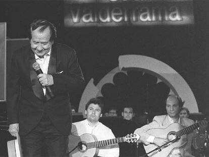 Juanito Vaderrama, durante un homenaje que le tributaron en Madrid.