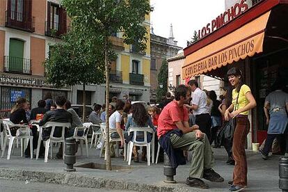 Terraza madrile?a.