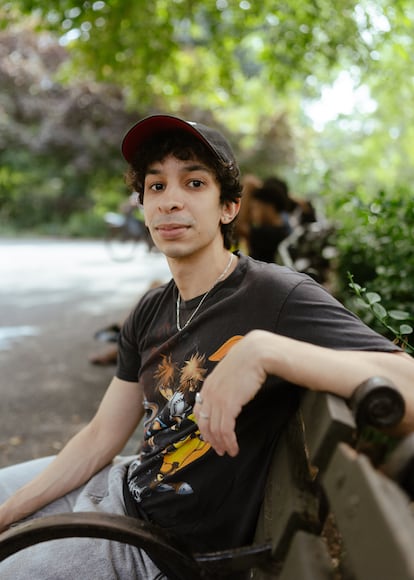 El neoyorkino de 23 años, Tarek Elbali, en Nueva York.