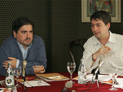 Jesús Eguiguren (izquierda) y Oskar Matute.