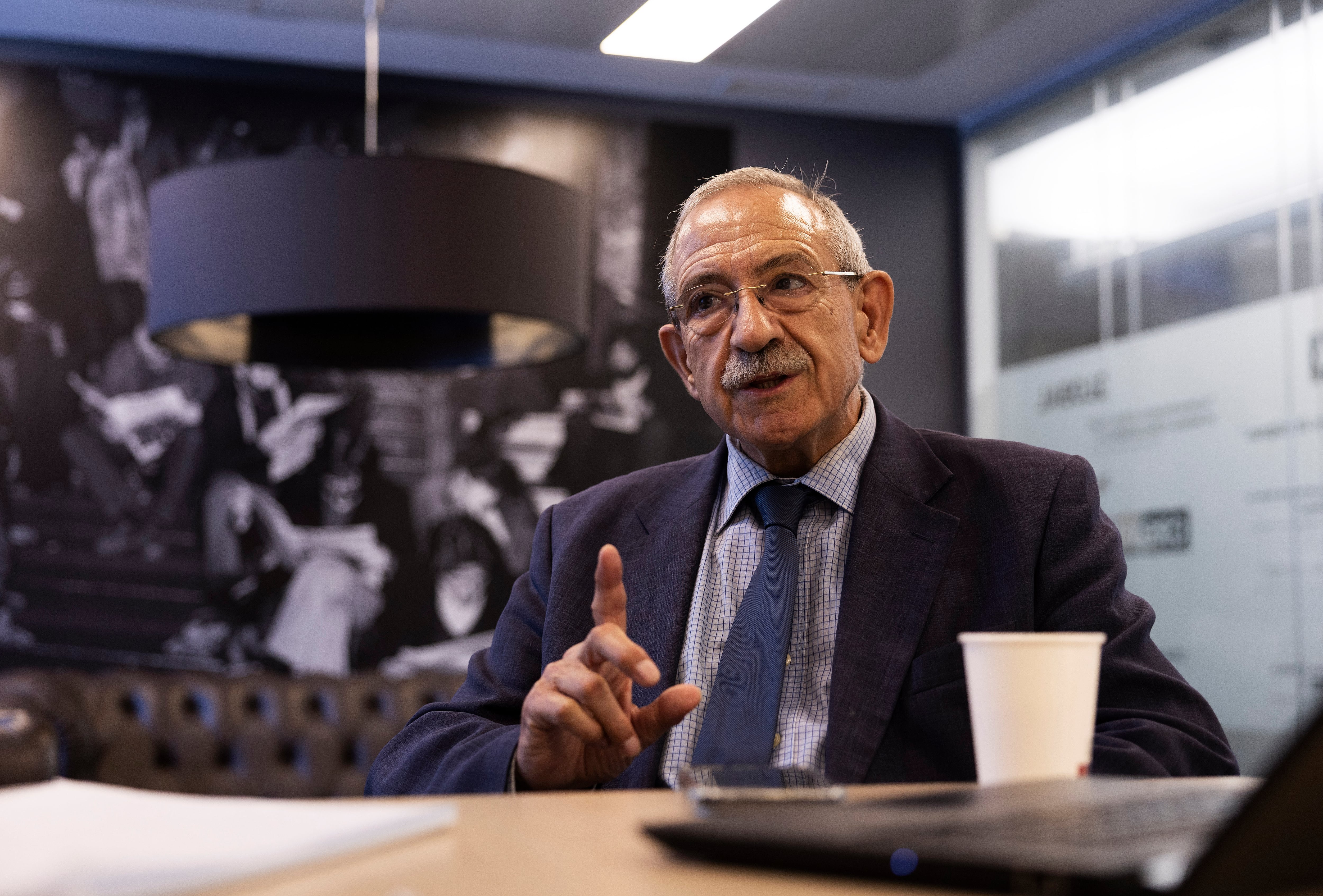 Antonio Vercher el jueves pasado durante la entrevista en la sede de EL PAÍS en Madrid.