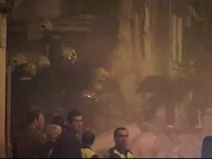 Cuatro muertos al derrumbarse un edificio en Palma de Mallorca